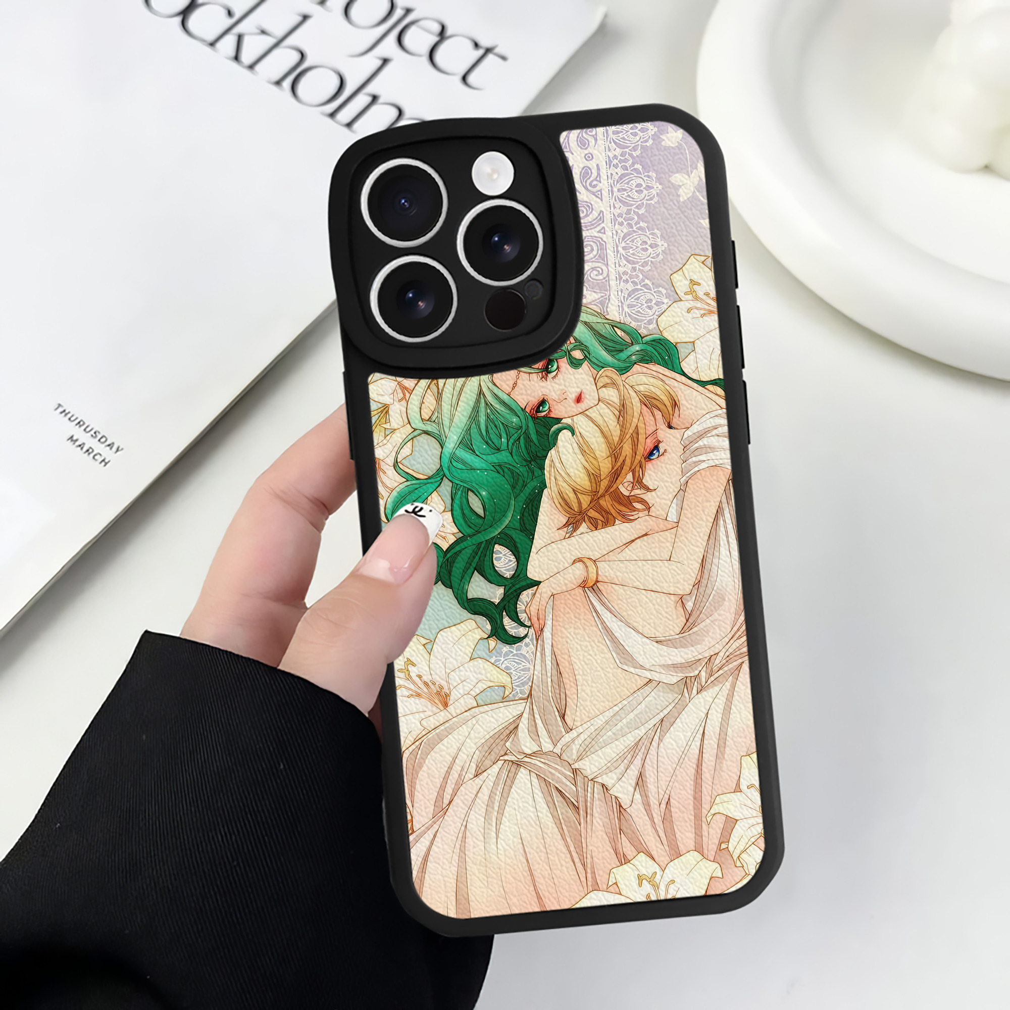 （画像用） 美少女戦士セーラームーン Sailor Moon 【iPhone 16シリーズ対応】シリコンスマホケース（レザー調） 材質：シリコン